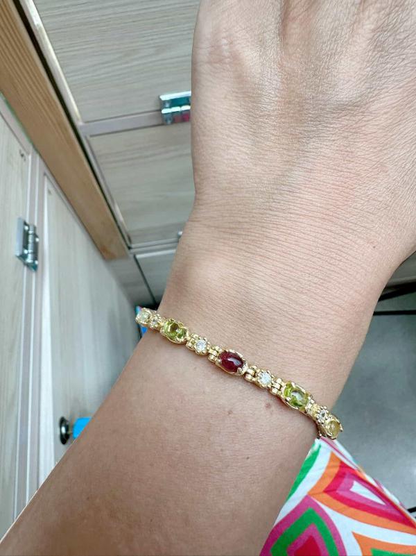Renkli Taşlı Bileklik